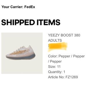 Adidas Yeezy Boost 380 Pepper